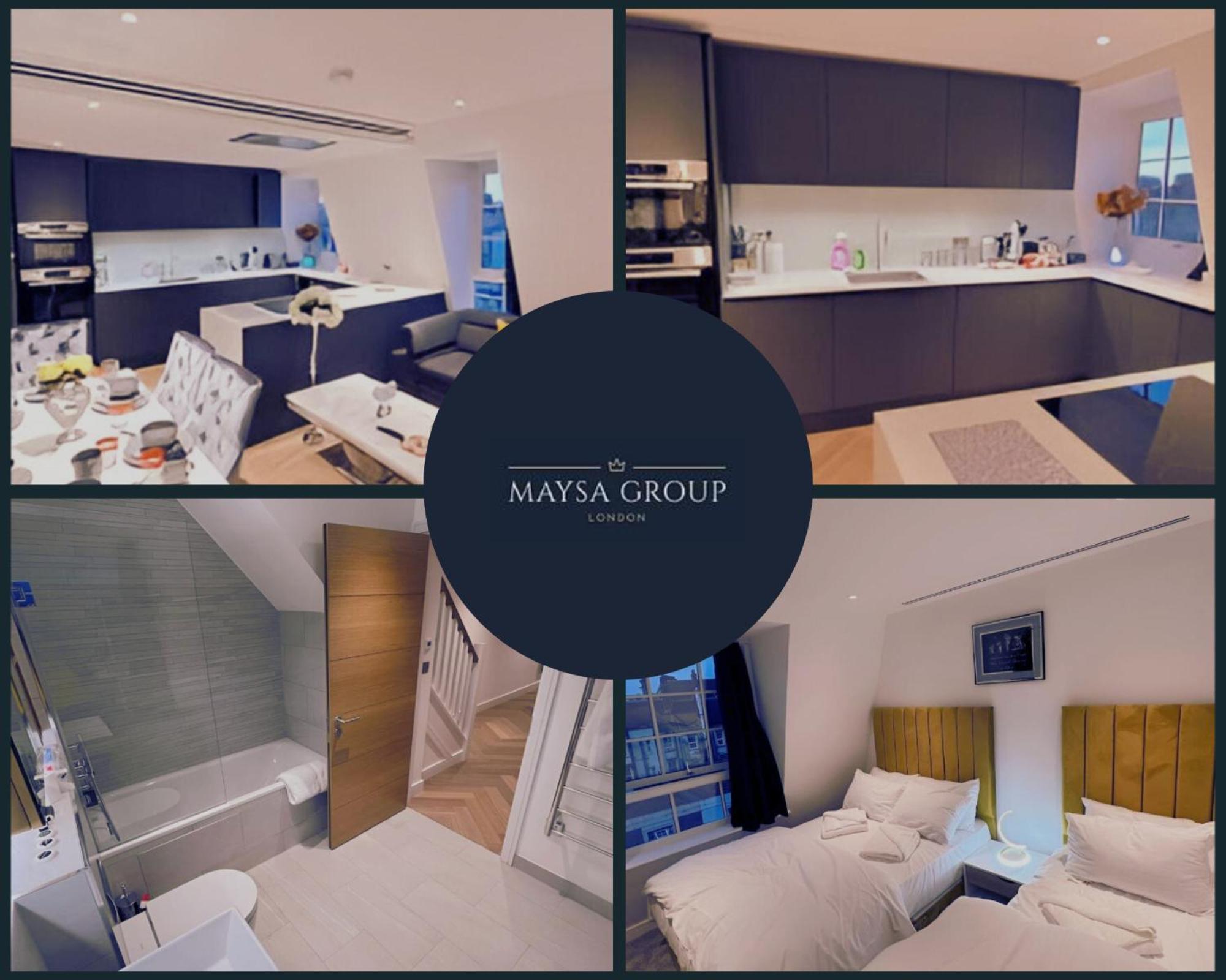 Reserve Amazing 2-Bedroom Penthouse In Marble Arch 74 London Exterior photo